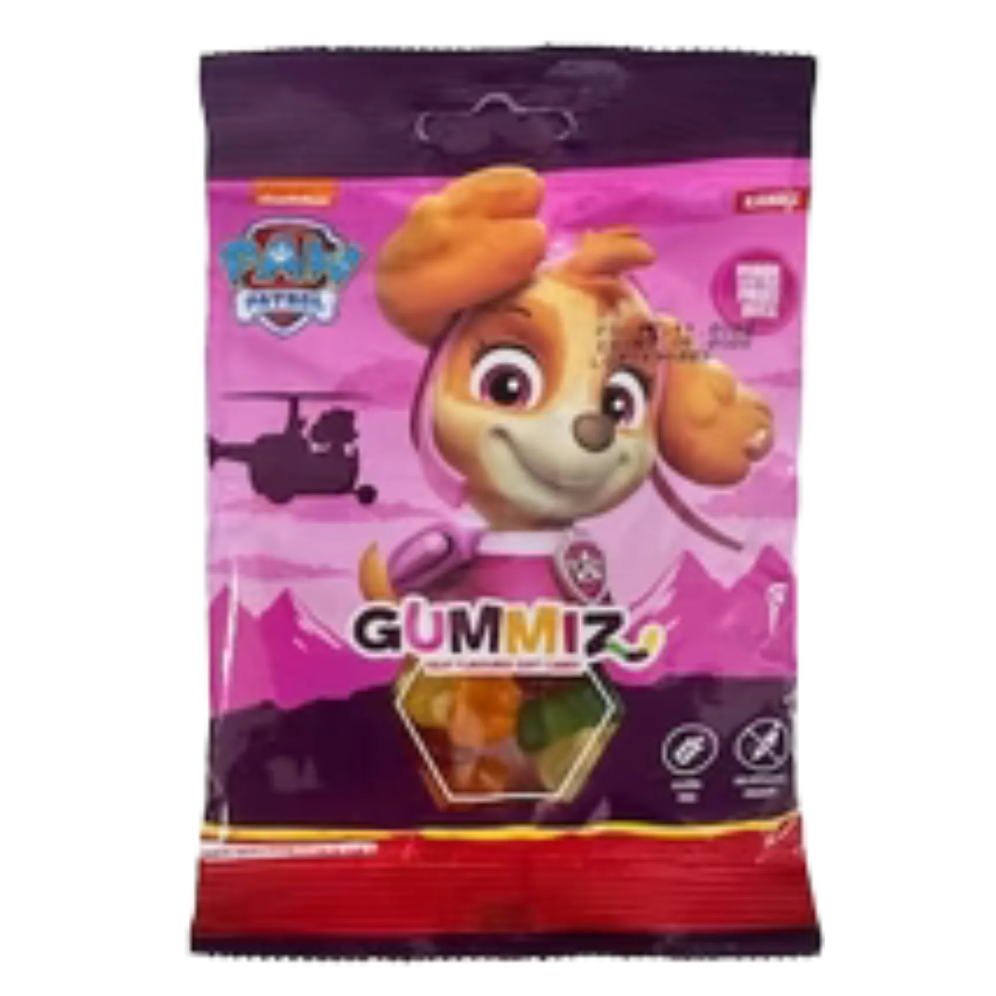 Paw Patrol Gummiz Worms 70g Display
