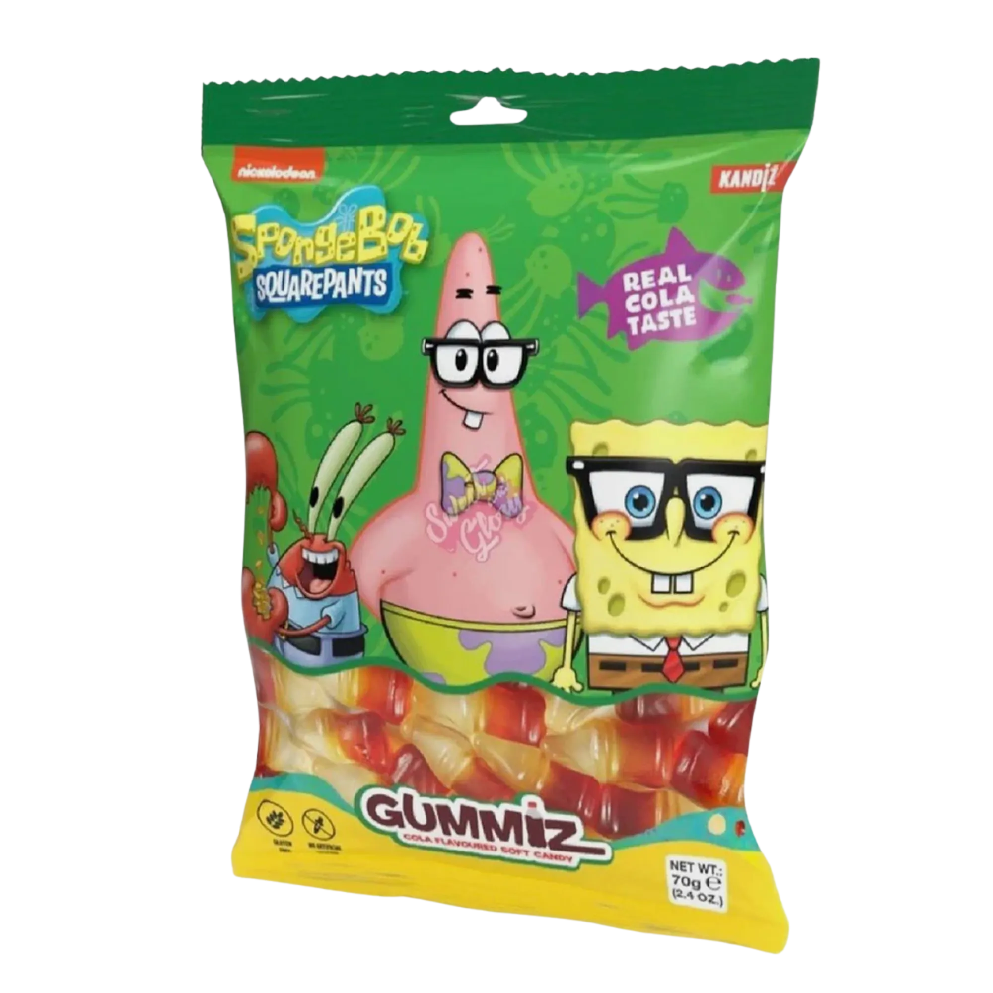 SpongeBob Gummiz Cola 70g Display