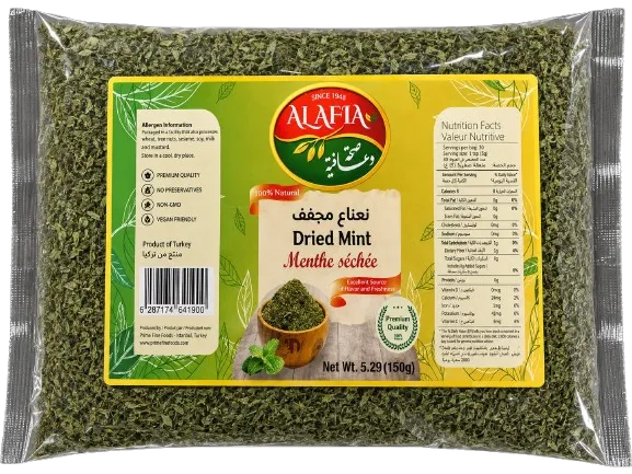 DRIED MINT - PLASTIC BAG